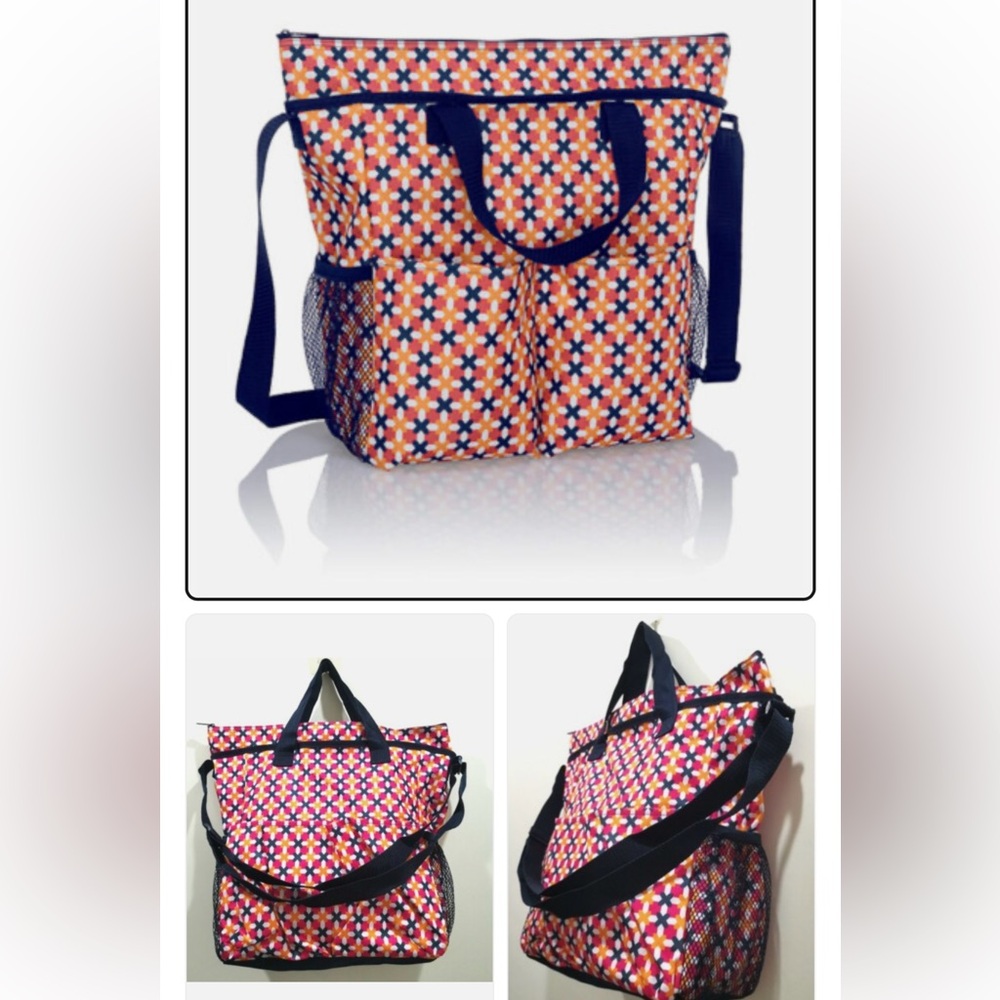 Thirty One Bags Stylish Multicolor Tote Bag